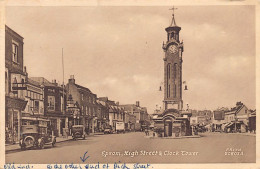 England - Surrey - EPSOM High Street & Clock Tower - Surrey