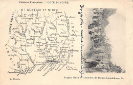 Côte D'Ivoire - Carte Géographique De La Colonie - Ed. A. Meunier  - Costa De Marfil