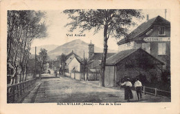 Bollwiller- Rue De La Gare - Vieil Armand - Ed. J. Kuntz - Autres & Non Classés
