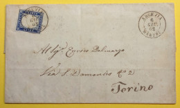 1862 ARCEVIA 20 CENT  X TORINO - Sardaigne