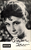 CPA Schauspielerin Violetta Ferrari, Portrait, Autogramm - Acteurs