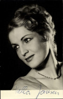 CPA Schauspielerin Hella Jansen, Portrait, Autogramm - Acteurs