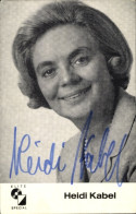 CPA Schauspielerin Heidi Kabel, Portrait, Autogramm - Acteurs