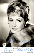 CPA Schauspielerin Ruth Leuwerik, Portrait, Gloria Film, Autogramm, Film Ein Alibi Zerbricht - Acteurs