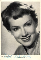 CPA Schauspielerin Ruth Leuwerik, Portrait, Autogramm - Acteurs