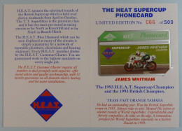 UK - BT - L&G - Heat Supercup - James Whitham - 404F - BTG282 - Limited Edition In Folder - 500ex - Mint - BT Private