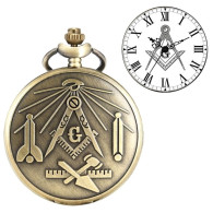 Montre Gousset NEUVE - Franc-Maçon Franc-Maçonnerie (Réf 2) - Relojes De Bolsillo