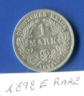 All  Mark  1892 E  Rare - 1 Mark