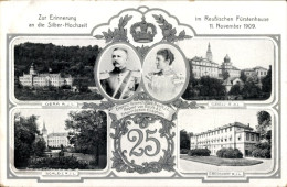 CPA Gera In Thüringen, Silberhochzeit Im Reussischen Fürstenhaus 1909, Heinrich XXVII, Schlösser - Otros & Sin Clasificación