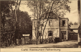 CPA Weimar In Thüringen, Café Restaurant Falkenburg, Am Park - Otros & Sin Clasificación