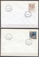 ⁕ CROATIA 1991 - 1992 Hrvatska ⁕ Charity Stamp,for Workers Mi.13 A & Mi.20 A Vukovar ⁕ 2v First Day Cover / Premier Jour - Croatia