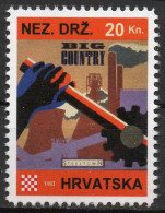 Big Country - Briefmarken Set Aus Kroatien, 16 Marken, 1993. Unabhängiger Staat Kroatien, NDH. - Kroatien