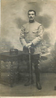 CARTE PHOTO MILITAIRE 1914  - Photographie