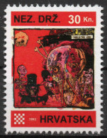 Alien Sex Fiend - Briefmarken Set Aus Kroatien, 16 Marken, 1993. Unabhängiger Staat Kroatien, NDH. - Croatie