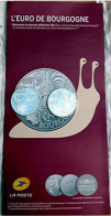 Lot De 2 Pièces De 10 Euros Argent  "BOURGOGNE 2010 Et 2011" + 1 Flyer (Scann Avers Et Revers)Com_numi11 - Gedenkmünzen