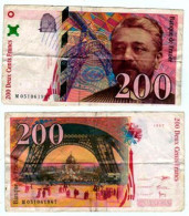 Billet De 200 Francs Gustave EIFFEL - Scann Recto-verso (997)_Numi82 - 200 F 1995-1999 ''Eiffel''