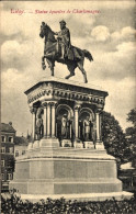 CPA Liège Lüttich Wallonien, Statue Equestre De Charlemagne - Autres & Non Classés