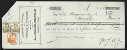 Reçu "Savonnerie" Affr. N°116+119 X2 Sc HAINE-ST-PIERRE/1914 - 1912 Pellens