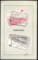 Bordereau "Bagage" Affr. CF N°385+394 Rectang TURNHOUT/1981  - Reisgoedzegels [BA]