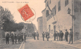 SAINT-VALLIER-de-Thiey (Alpes-Maritimes) - Place De La Mairie - Voyagé 1906 (2 Scans) - Autres & Non Classés
