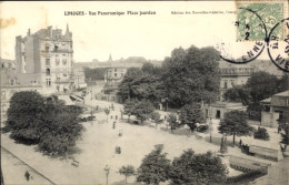 CPA Limoges Haute Vienne, Panorama, Place Jeurdan - Autres & Non Classés