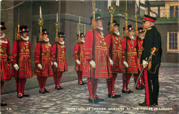 INSPECTION OF YEOMEN WARDERS AT THE TOWER OF LONDON  - Tower Of London