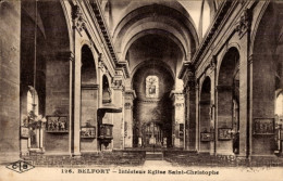 CPA Belfort Beffert Beffort Territoire De Belfort, Kirche St. Christophe - Otros & Sin Clasificación