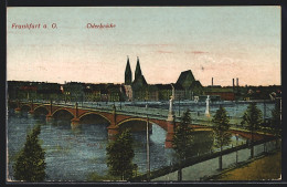AK Frankfurt A. O., Oderbrücke Mit Umgebung  - Frankfurt A. D. Oder