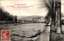 CPA Brassac Tarn, Quai De La Fourtoumarie, Parc De M. Le Marquis De St-Vincent - Autres & Non Classés