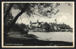 AK Neuburg A. D., Blick über Die Donau Auf Schloss Und Kirche  - Neuburg