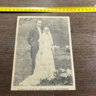 1930 GHI18 MARIAGE DE Madeleine CARRELET AVEC Jacques GROU-RADENEZ L'église Saint-Etienne, A Lille - Verzamelingen