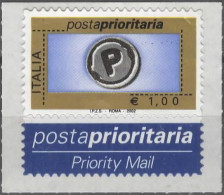 Italia 2002 Posta Prioritaria 1€ - 2001-10: Nieuw/plakker