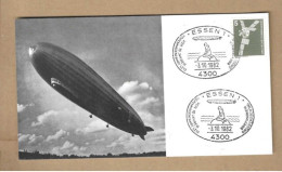 Los Vom 18.05 -  Sammlerkarte Aus Essen 1982   Zeppelinkarte - Cartas & Documentos