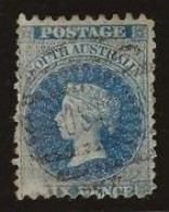 South  Australia     .   SG    .  105          .   O      .     Cancelled - Used Stamps