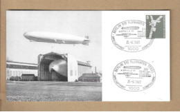 Los Vom 18.05 -  Sammlerkarte Aus Berlin 1981   Zeppelinkarte - Cartas & Documentos