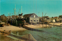 FISHING BOATS ON THE WAYS MASSACHUSETTS - Other & Unclassified