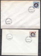 ⁕ CROATIA 1992/93 Hrvatska ⁕ Charity, Red Cross, League For Fighting Cancer Mi.25 & 31⁕ 2v First Day Cover, Premier Jour - Croatie