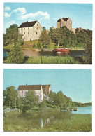 ÅLAND - KASTELHOLM CASTLE - 2 Postcards - FINLAND - - Finlandia
