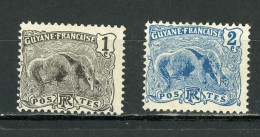 GUYANE (RF) - FOURMILIER   - N°Yt 49+50 ** ! - Unused Stamps