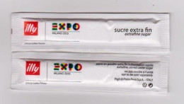 Stick De Sucre Bâtonnet " ILLY EXPO Milano 2015 " (Scann Recto_verso) [S118] _Di153 - Sugars