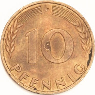 Germany Federal Republic - 10 Pfennig 1971 F, KM# 108 (#4641) - 10 Pfennig
