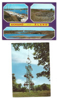 ECKERÖ - 2 Postcards - ÅLAND  - FINLAND - - Finlande
