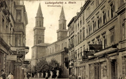 CPA Ludwigshafen Am Rhein, Wredestraße, Kirche, Alex Poschinger, Oscar Reich, Jean Hauck - Other & Unclassified