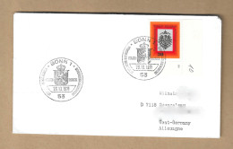Los Vom 18.05 -  Sammlerumschlag Aus Bonn  1070 Mit Plattennr. - Briefe U. Dokumente