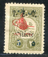 REF094 > CILICIE < Yv N° 58 * Avec Point Après Le O Tombé - Neuf  Dos Visible -- MH * - Nuovi