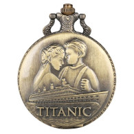 Montre Gousset NEUVE - RMS Titanic Jack Dawson Et Rose Dewitt Bukater - Relojes De Bolsillo