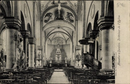 CPA Moustier-sur-Sambre Wallonien Namur, Inneres Der Kirche - Sonstige & Ohne Zuordnung