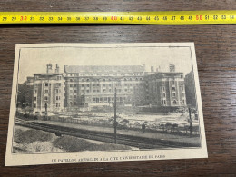 1930 GHI18 PAVILLON AMÉRICAIN A LA CITÉ UNIVERSITAIRE DE PARIS Inauguration - Collezioni