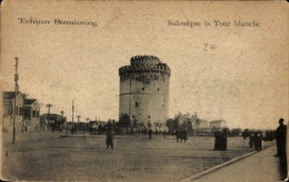 CPA Saloniki Thessaloniki Griechenland, Weißer Turm - Grèce