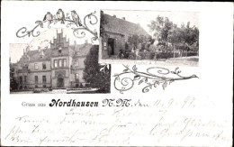CPA Narost Nordhausen In Der Neumark Ostbrandenburg, Schloss, Gasthof - Neumark